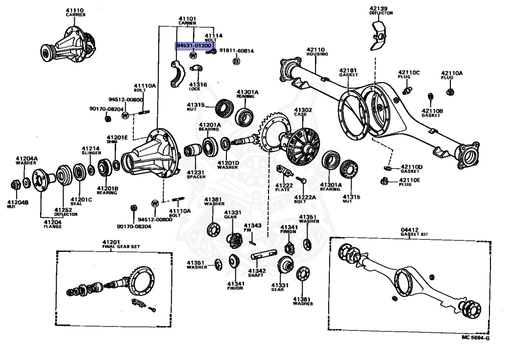 Toyota - Hilux - RN36 - 1979 - DLX TYPE - Manual - 18RJ