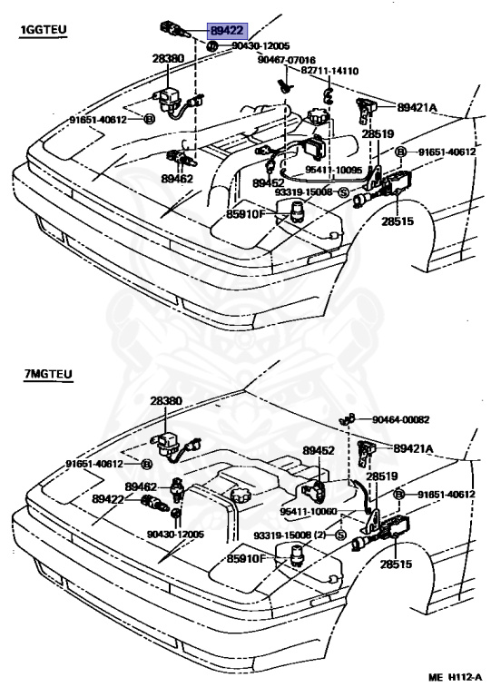 m 89422-30020 - Toyota - Water Temperature Sensor (for E.f.i.