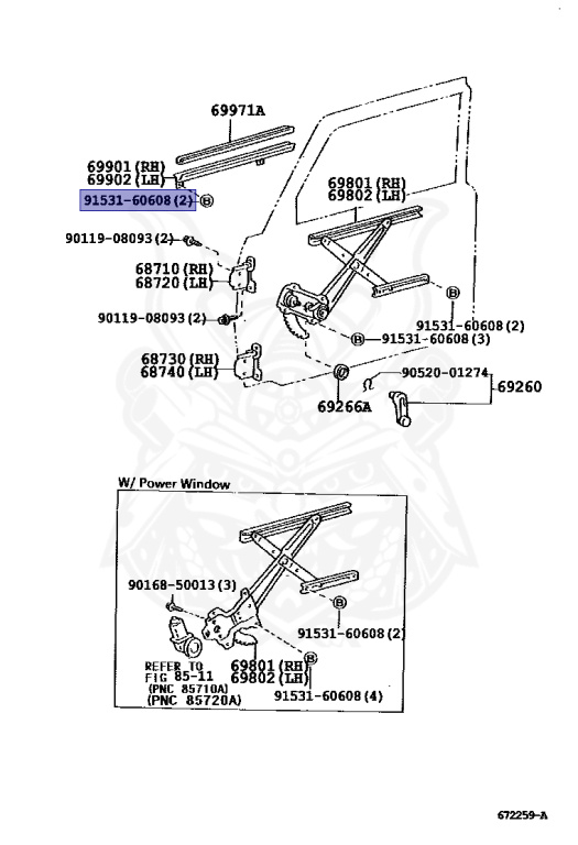 91531-60608 - Toyota - Bolt - Nengun Performance