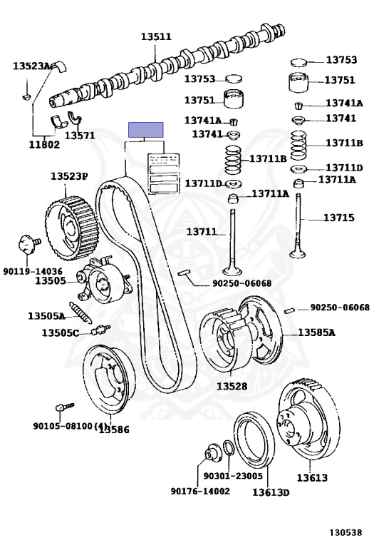 その他 disc 13568-19065 - Toyota - Timing Belt - Nengun Performance