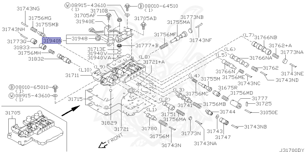 Nissan - Skyline - R34 25GT - ENR34 - 1999 - 25GT - 2 door hard top (2K) - AUTOMATIC-FLOOR SHIFT(AT.F4) - High cast, 2-link (IRS.2WD) - RB25DE