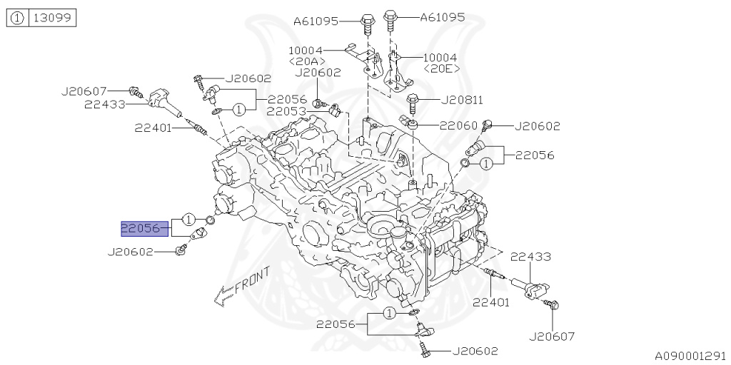 Subaru - Forester - SJG - Jan-2012 - Dec-2014 - XT - Wagon - 4W - Torque converter type double-header transmission - Right hand - FA20