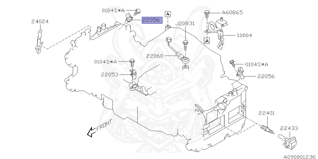 Subaru - Forester - SHJ - Jan-2011 - XS - Wagon - 4W - 4-speed automatic transmission - Right hand - FB20