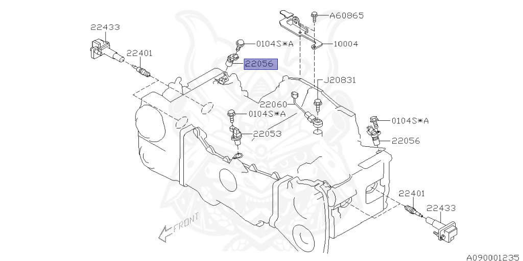 Subaru - Forester - SHJ - Jan-2010 - X - Wagon - 4W - 4-speed automatic transmission - Right hand - FB20