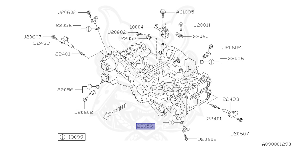 Subaru - Impreza Sports - GP7 - Jan-2012 - Dec-2015 - 20IL - XUV - 4W - Torque converter type double-header transmission - Right hand - FB20D