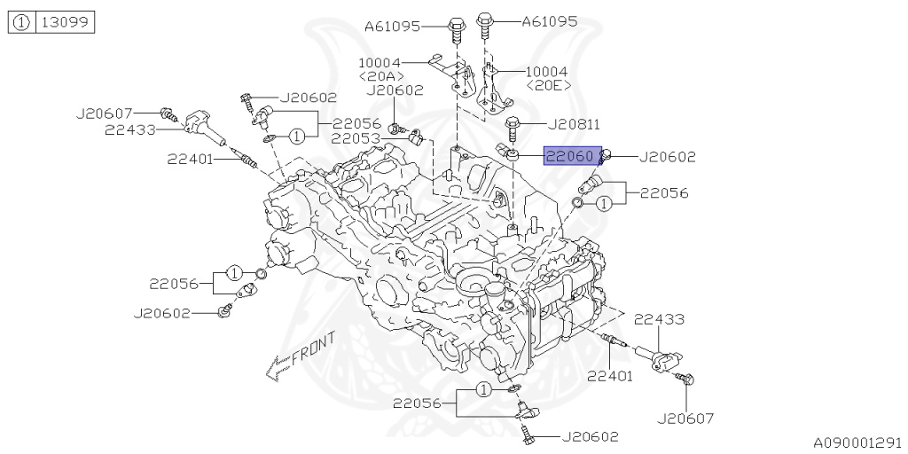 Subaru - Forester - SJ5 - Jan-2012 - I - Wagon - 4W - Torque converter type double-header transmission - Right hand - EJ20G