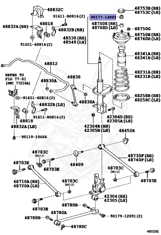 絵 とは。 90177-14001 - Toyota - Nut - Nengun Performance