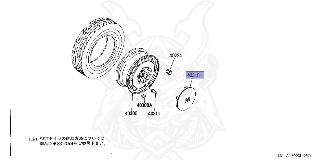 Nissan - Fairlady Z - Z31 - 1988 - ZX - AUTOMATIC TRANSMISSION(AT) - T-bar roof (KZ#) - VG30T