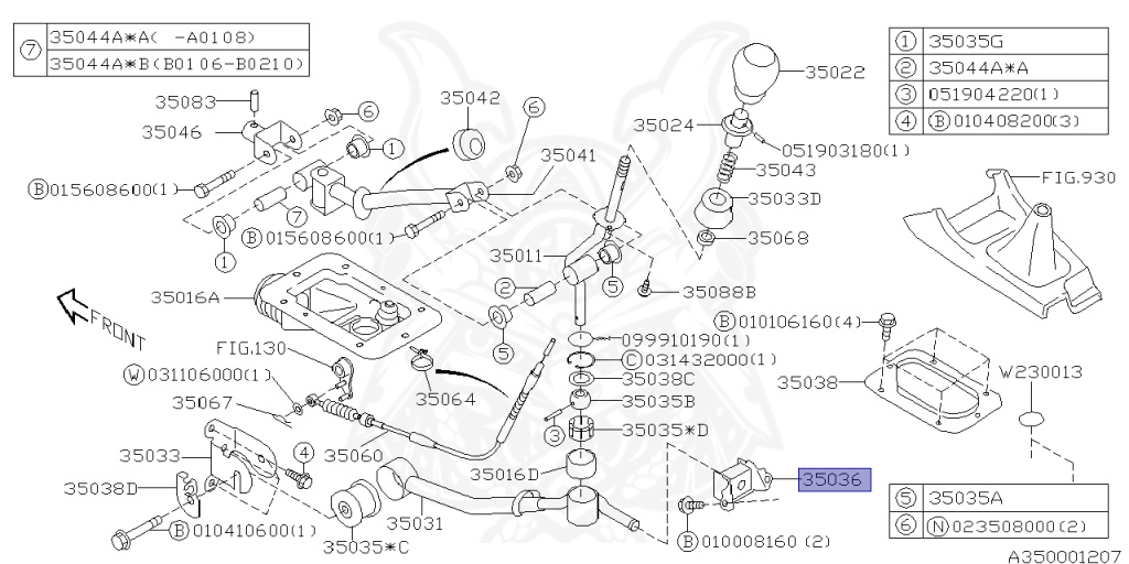 Subaru - Impreza WRX STI - GDB - Jan-2000 - STI - Sedan - 4W - 6-speed manual transmission - Right hand - EJ207