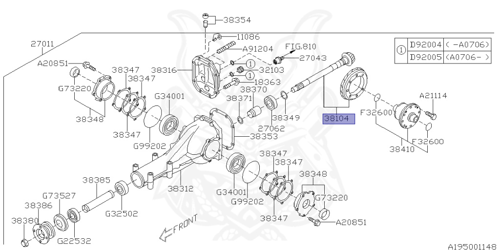 Subaru - Impreza WRX STI - GRB - Jan-2007 - STI - Wagon - 4W - 6-speed manual transmission - Right hand - EJ20T