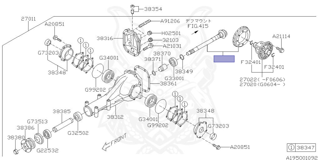 Subaru - Impreza WRX STI - GDB - Jan-2006 - RAR - Sedan - 4W - 6-speed manual transmission - Right hand - EJ207