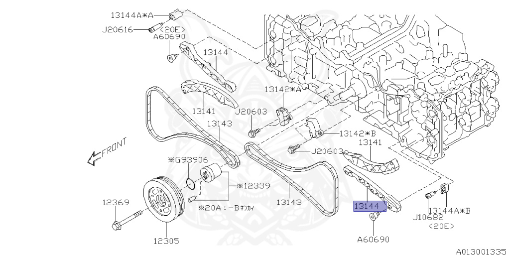 Subaru - Forester - SJ5 - Jan-2014 - XBREAK - Wagon - 4W - Torque converter type double-header transmission - Right hand - EJ20G