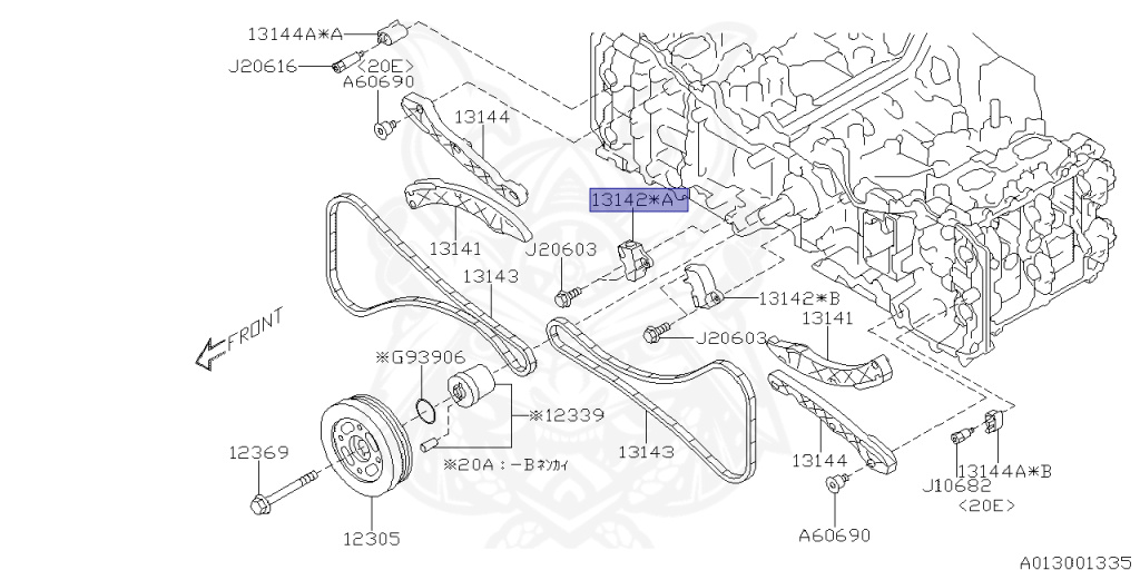 Subaru - Forester - SJ5 - Jan-2014 - XBREAK - Wagon - 4W - Torque converter type double-header transmission - Right hand - EJ20G