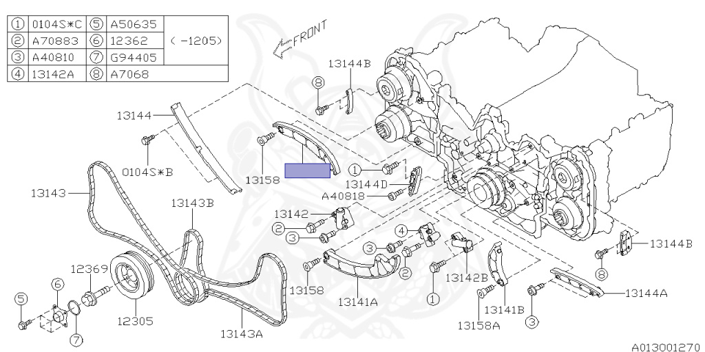 Subaru - Legacy Outback - BRF - Jan-2011 - 36REYE - Outback - 4W - 5-speed automatic transmission - Right hand - EZ36D