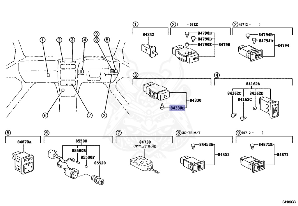 Toyota - Corona - AT210 - 1998 - PREMIO - Manual - 4AFE