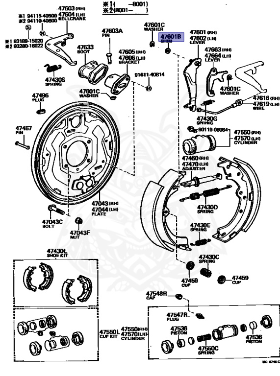 Toyota - Crown - LS110 - 1980 - STANDARD TYPE - 4-DOOR - Manual - L