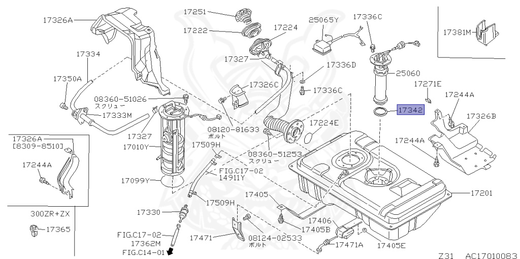 Nissan - Fairlady Z - Z31 - 1985 - ZR2 - MANUAL TRANSMISSION(MT) - T-bar roof (KZ#) - RB20DT