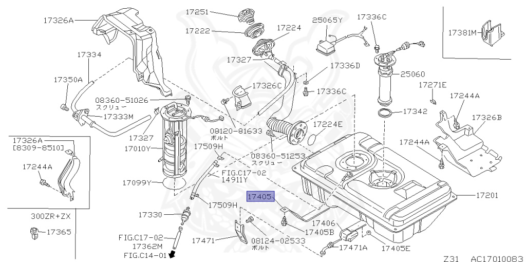 Nissan - Fairlady Z - Z31 - 1985 - ZR2 - MANUAL TRANSMISSION(MT) - T-bar roof (KZ#) - RB20DT