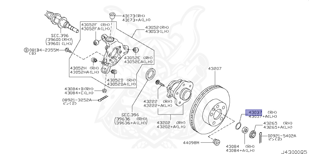 40037-1CA0A - Nissan - Washer - Nengun Performance