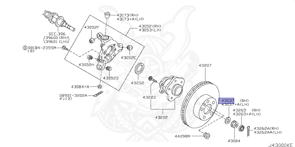 40037-1CA0A - Nissan - Washer - Nengun Performance
