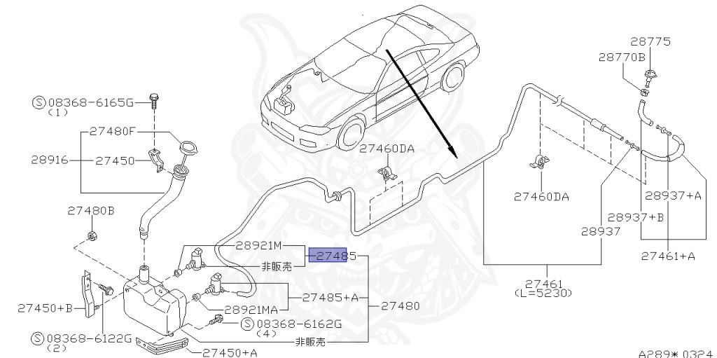 Nissan - Silvia - S15 - 2001 - SPEC R - HARDTOP(K) - MANUAL MISSION 6-SPEED(MT.F6) - FOUR WHEELS STEERING(4WS) - SR20DET