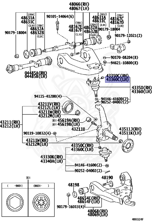 Toyota - Hilux Surf - LN130W - 1991 - SSR-XSSR-VSSR-GSSR-X WIDE TYPE - WAGON - Automatic - 2LTE