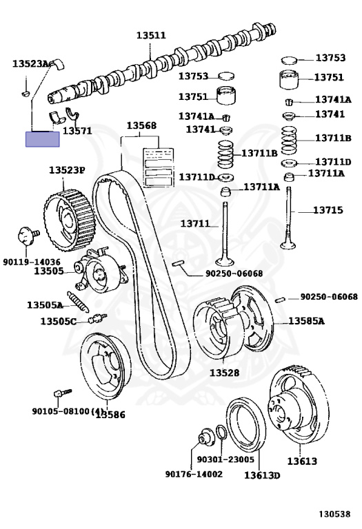 11801-17010 - Toyota - Camshaft Bearing Set - Nengun Performance