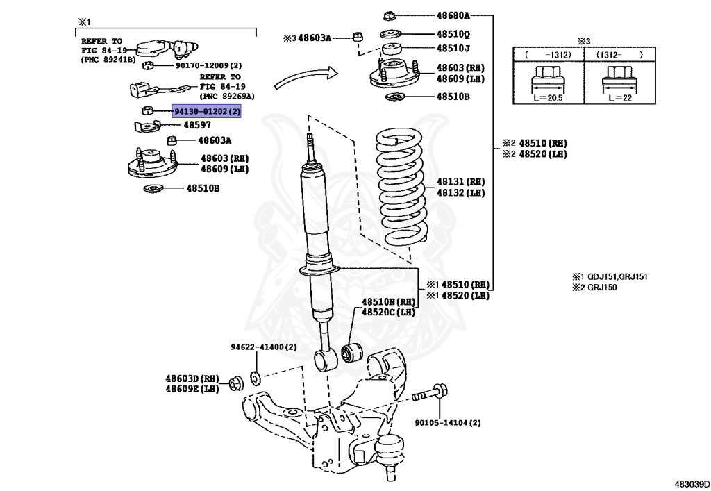 94130-01202 - Toyota - NUT - Nengun Performance