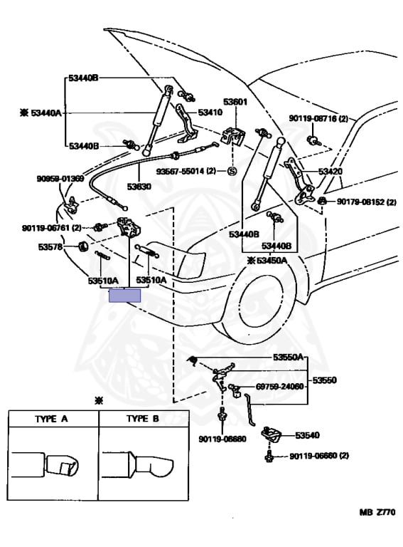 Toyota - Majesta - JZS155 - 1995 - A TYPE - HARDTOP - Automatic - 2JZGE