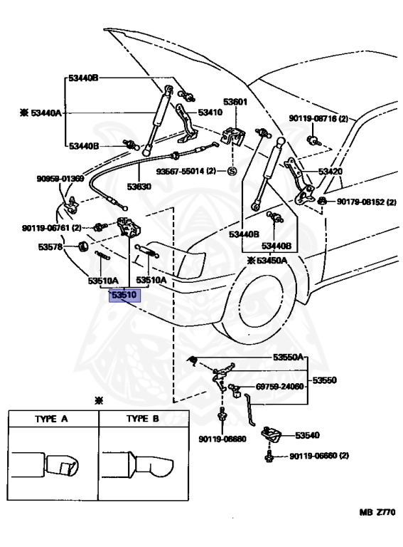Toyota - Majesta - JZS155 - 1996 - A TYPE - HARDTOP - Automatic - 2JZGE