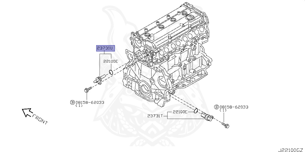 Nissan - Presage - U31 - 2006 - HWS<0410-0512>/XGA<0512-> - WAGON(W) - 2 WHEEL DRIVE(2WD) - AUTOMATIC TRANSMISSION(AT) - QR25DE