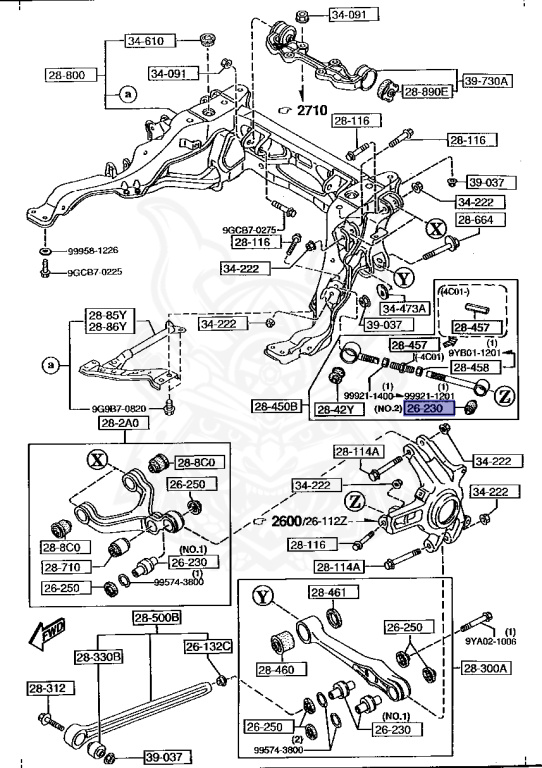 FD01-26-220 - Mazda - Lower Arm Pillow Ball - Nengun Performance