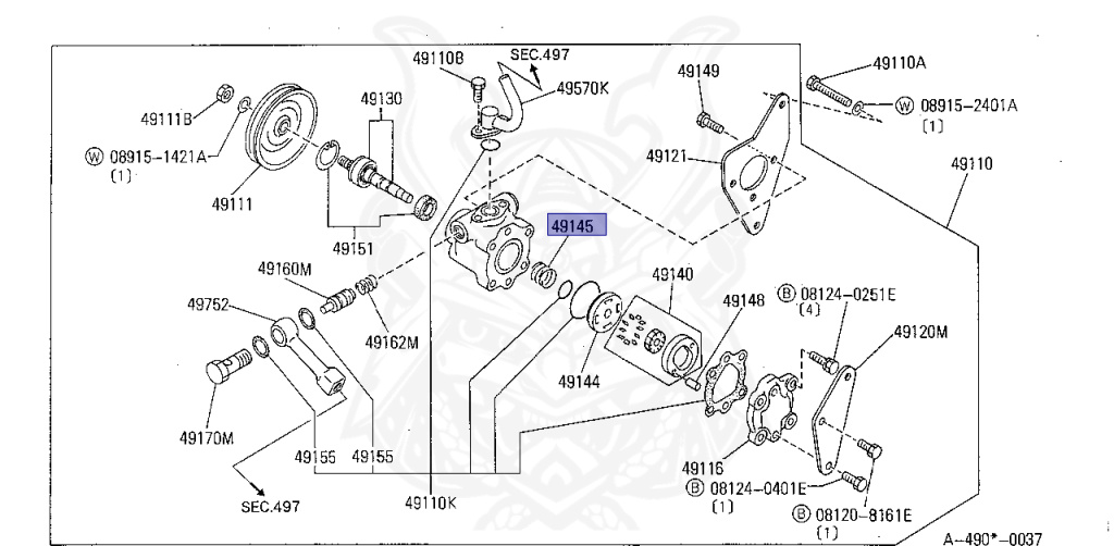 Nissan - S-Cargo - G20 - 1990 - AUTOMATIC TRANSMISSION(AT) - E15S