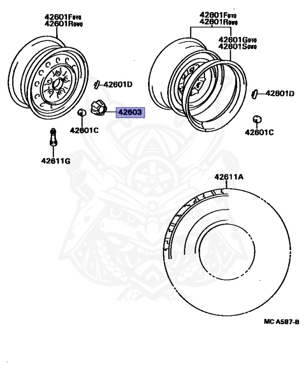 Toyota - Hilux - LN65 - 1984 - SR TYPE - LOW DECK,PICKUP(STANDARD DECK 1-SIDE OPEN) - Manual - 2L