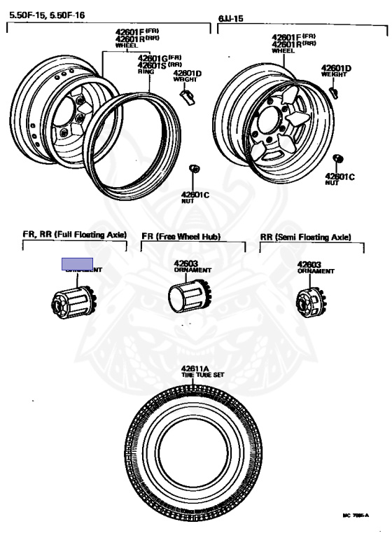 Toyota - Land Cruiser - BJ42 - 1983 - SOFTTOP (TARPAULIN CANVASTOP OR VINYLTOP) - Manual - 3B