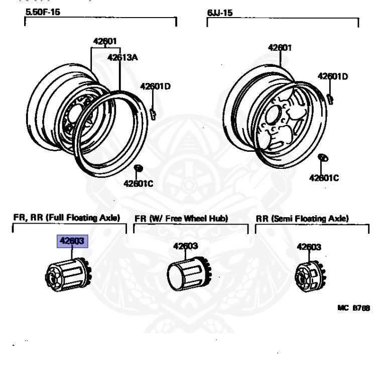 Toyota - Land Cruiser - BJ74V - 1986 - LX TYPE - HARDTOP - Manual - 13BT