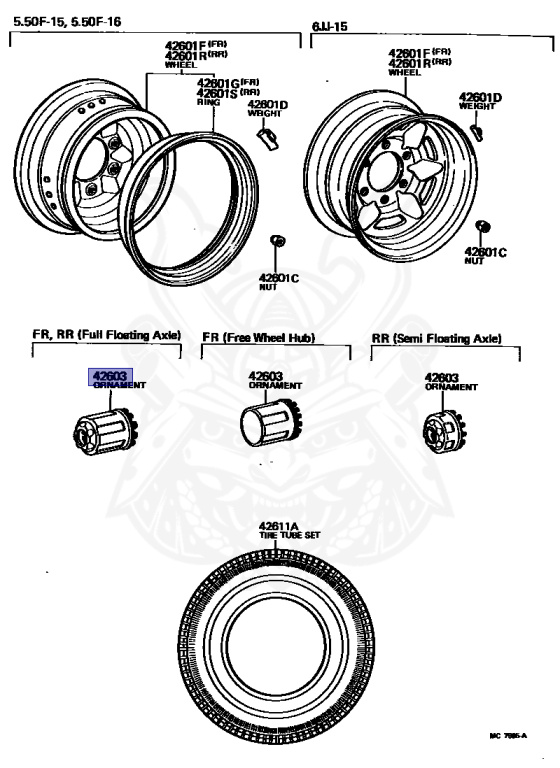 Toyota - Land Cruiser - BJ41 - 1982 - SOFTTOP (TARPAULIN CANVASTOP OR VINYLTOP) - Manual - 2B