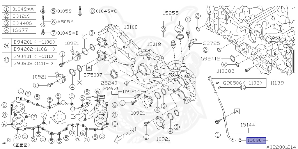 Subaru - Forester - SHJ - Jan-2011 - XS - Wagon - 4W - 5-speed manual transmission - Right hand - FB20