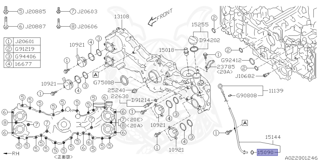 Subaru - Forester - SJG - Jan-2012 - Dec-2014 - XT - Wagon - 4W - Torque converter type double-header transmission - Right hand - FA20
