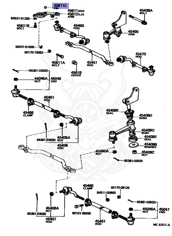 Toyota - Corolla - KE72V - 1982 - STANDARD TYPE - 4-DOOR - Manual - 4KJ