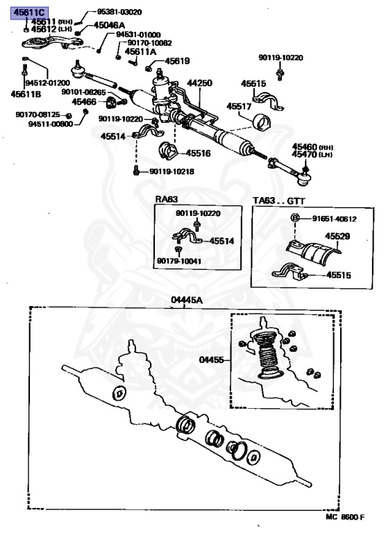 Toyota - Carina - TA63 - 1984 - GT TURBO TYPE - COUPE - Manual - 3TGTEU