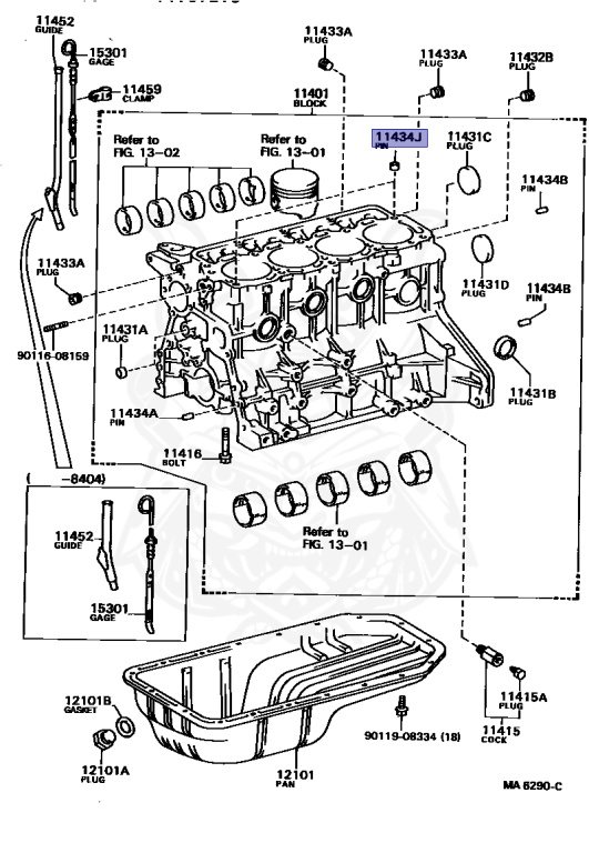 Toyota - LiteAce - YM21G - 1985 - FX-V TYPE - WAGON - Manual - 2YU