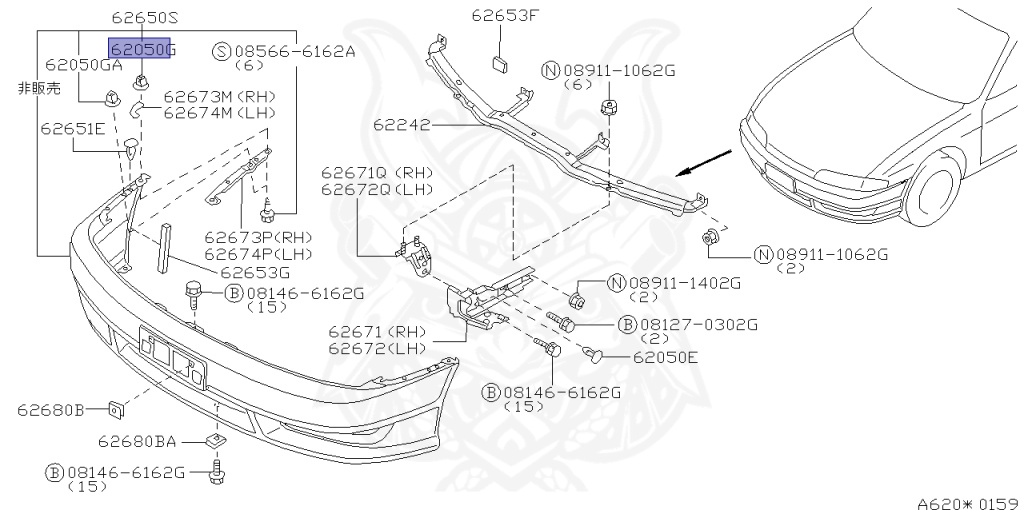 Nissan - Silvia - S14 - 1998 - KS - HARDTOP(K) - AUTOMATIC TRANSMISSION(AT) - TWO WHEELS STEERING(2WS) - SR20DET