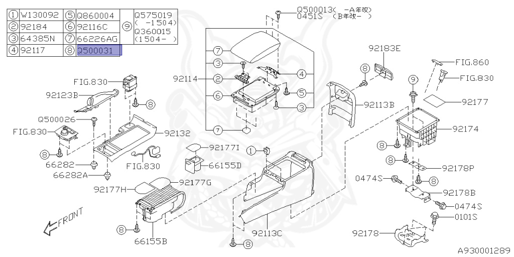 Subaru - Levorg - VM4 - Jan-2014 - GTEYE - Wagon - 4W - Torque converter type double-header transmission - Right hand - FB16