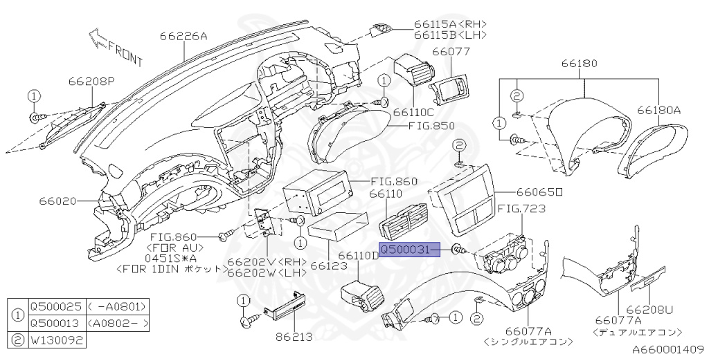 Subaru - Forester - SHJ - Jan-2010 - X - Wagon - 4W - 5-speed manual transmission - Right hand - FB20