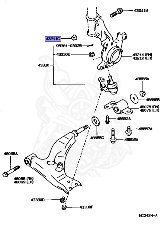 Toyota - Corona - ET176V - 1991 - STANDARD TYPE - VAN - Manual - 3E