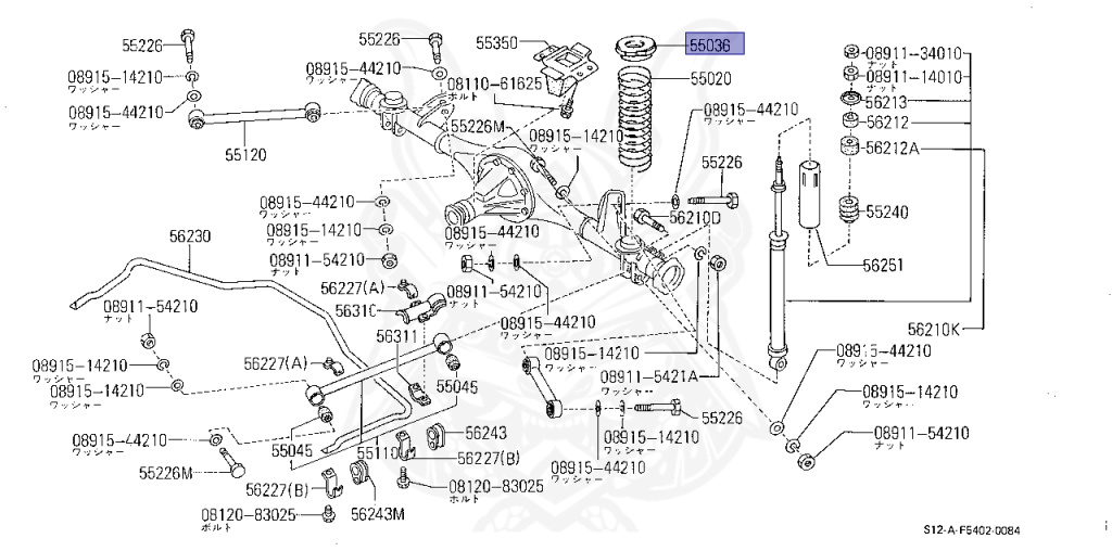 Nissan - Silvia - S12 - 1987 - RX - HATCH BACK(HB) - 5 SPEED MANUAL TRANS(F5) - CA18S