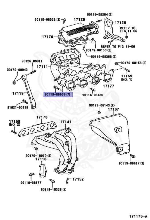 Toyota - Corolla - AE115N - 1999 - STANDARD TYPE - 7AFE
