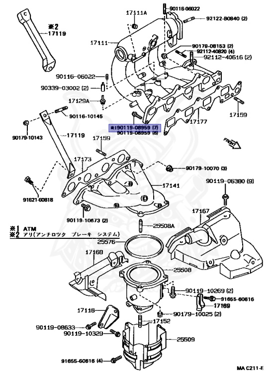 Toyota - Corolla - AE95 - 1991 - SE TYPE - 4-DOOR - Automatic - 4AFE