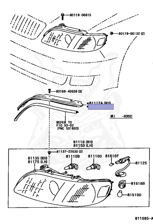 Toyota - Aristo - JZS147 - 1992 - 3.0V TYPE - 2JZGTE